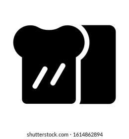 bread icon isolated sign symbol vector illustration - high quality black style vector icons

