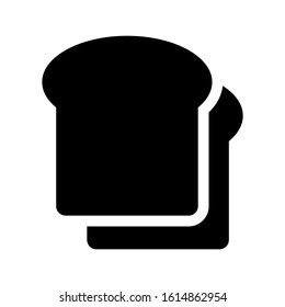 bread icon isolated sign symbol vector illustration - high quality black style vector icons
