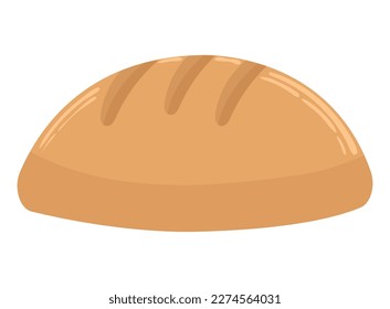 bread icon isolated white background