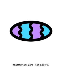 Bread icon -linear fill Vector - Vector