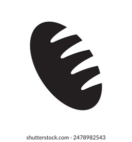 Bread icon, bread loaf icon.