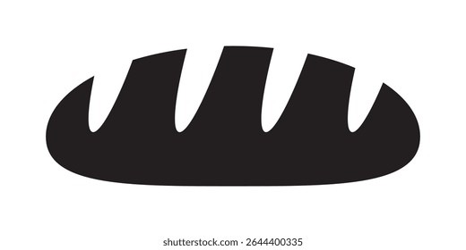 Bread icon, bread loaf icon.