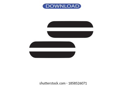 bread icon or logo isolated sign symbol vector illustration - high quality black style vector icons.