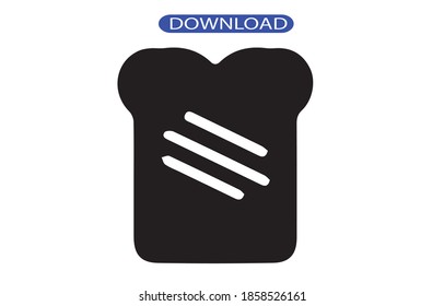 bread icon or logo isolated sign symbol vector illustration - high quality black style vector icons.