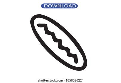 bread icon or logo isolated sign symbol vector illustration - high quality black style vector icons.