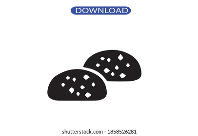 bread icon or logo isolated sign symbol vector illustration - high quality black style vector icons.