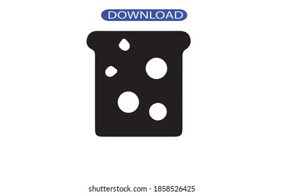 bread icon or logo isolated sign symbol vector illustration - high quality black style vector icons.