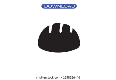 bread icon or logo isolated sign symbol vector illustration - high quality black style vector icons.