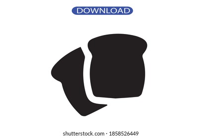bread icon or logo isolated sign symbol vector illustration - high quality black style vector icons.