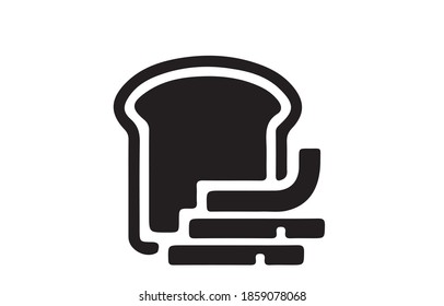 bread icon or logo isolated sign symbol vector illustration - high quality black style vector icons.