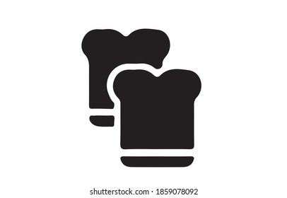 bread icon or logo isolated sign symbol vector illustration - high quality black style vector icons.