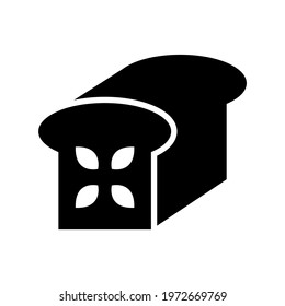 bread icon or logo isolated sign symbol vector illustration - high quality black style vector icons
