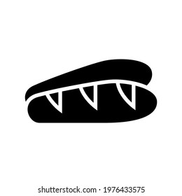 bread icon or logo isolated sign symbol vector illustration - high quality black style vector icons
