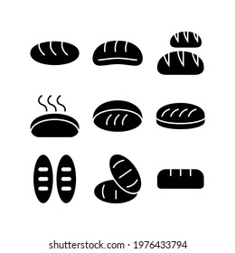 bread icon or logo isolated sign symbol vector illustration - Collection of high quality black style vector icons
