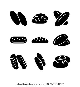 bread icon or logo isolated sign symbol vector illustration - Collection of high quality black style vector icons
