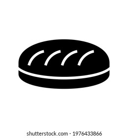 bread icon or logo isolated sign symbol vector illustration - high quality black style vector icons
