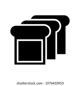 bread icon or logo isolated sign symbol vector illustration - high quality black style vector icons
