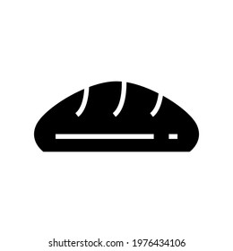bread icon or logo isolated sign symbol vector illustration - high quality black style vector icons
