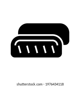 bread icon or logo isolated sign symbol vector illustration - high quality black style vector icons
