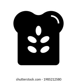 bread icon or logo isolated sign symbol vector illustration - high quality black style vector icons
