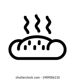 bread icon or logo isolated sign symbol vector illustration - high quality black style vector icons
