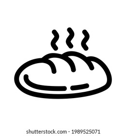 bread icon or logo isolated sign symbol vector illustration - high quality black style vector icons
