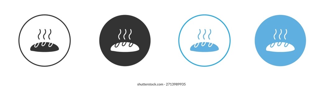 Bread icon Logo Template Design set