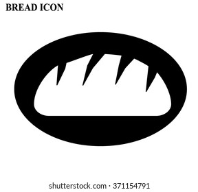 Bread icon on white background vector illustration 