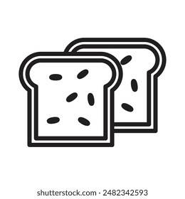 Bread Icon Pack Freshly Baked Illustrations for Bakeries and Culinary Use