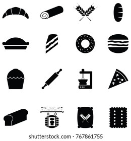 bread icon set