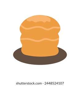 Bread icon set. Food vector