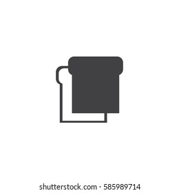 bread icon. sign design
