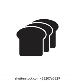 bread icon simple design art eps 10