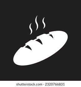 bread icon simple design art eps 10