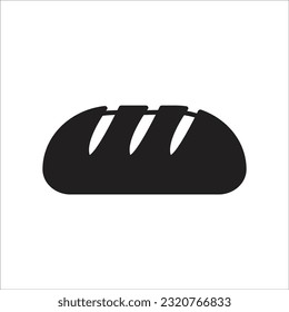 bread icon simple design art eps 10