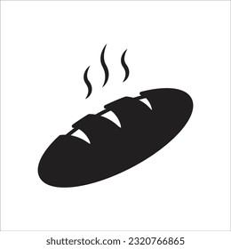 bread icon simple design art eps 10