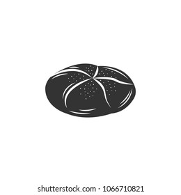Bread icon. Simple element illustration. Bread symbol design template. Can be used for web and mobile on white background