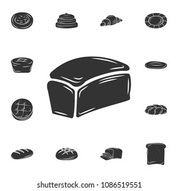 Bread icon. Simple element illustration. Bread symbol design  from Bakery collection set. Can be used for web and mobile on white background