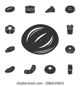 Bread icon. Simple element illustration. Bread symbol design  from Bakery collection set. Can be used for web and mobile on white background