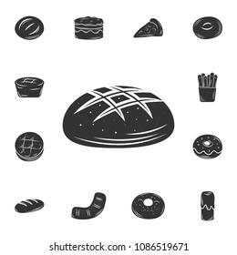 Bread icon. Simple element illustration. Bread symbol design  from Bakery collection set. Can be used for web and mobile on white background