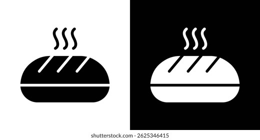 Bread icon simple line vector. Symbol, logo.