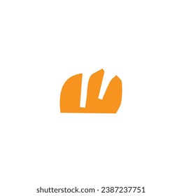 Bread icon. Simple style bread company big sale poster background symbol. Bread brand logo design element. Bread t-shirt printing.