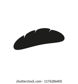 bread icon in trendy flat style 