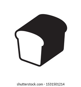 Bread icon in trendy flat style design. Vector graphic illustration. Suitable for website design, logo, app, template, and ui. EPS 10.