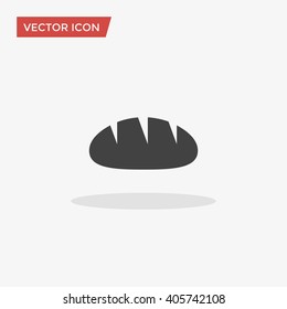 Bread Icon in trendy flat style isolated on grey background. Bread symbol for your web design, logo, UI. Vector illustration, EPS10.