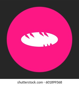 Bread icon vector