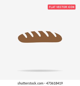 Bread icon. Vector concept illustration for design.