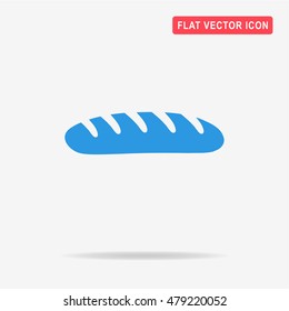 Bread icon. Vector concept illustration for design.