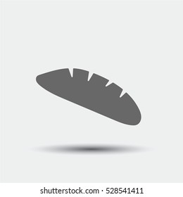 bread icon, vector design