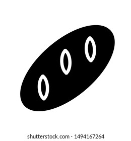 Bread icon vector design template